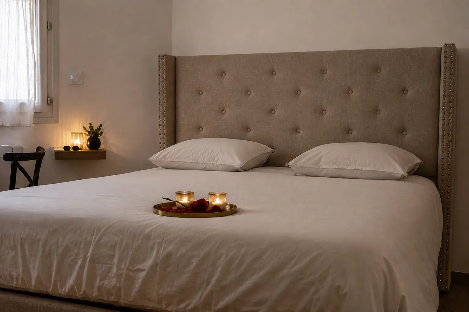 Suite Romantic Chic à Rouen — vidéoprojecteur