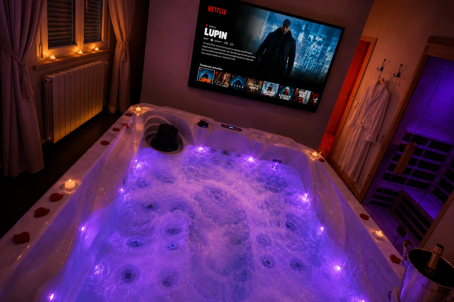 Love room Suite 50 Nuances — Rive Gauche, Rouen