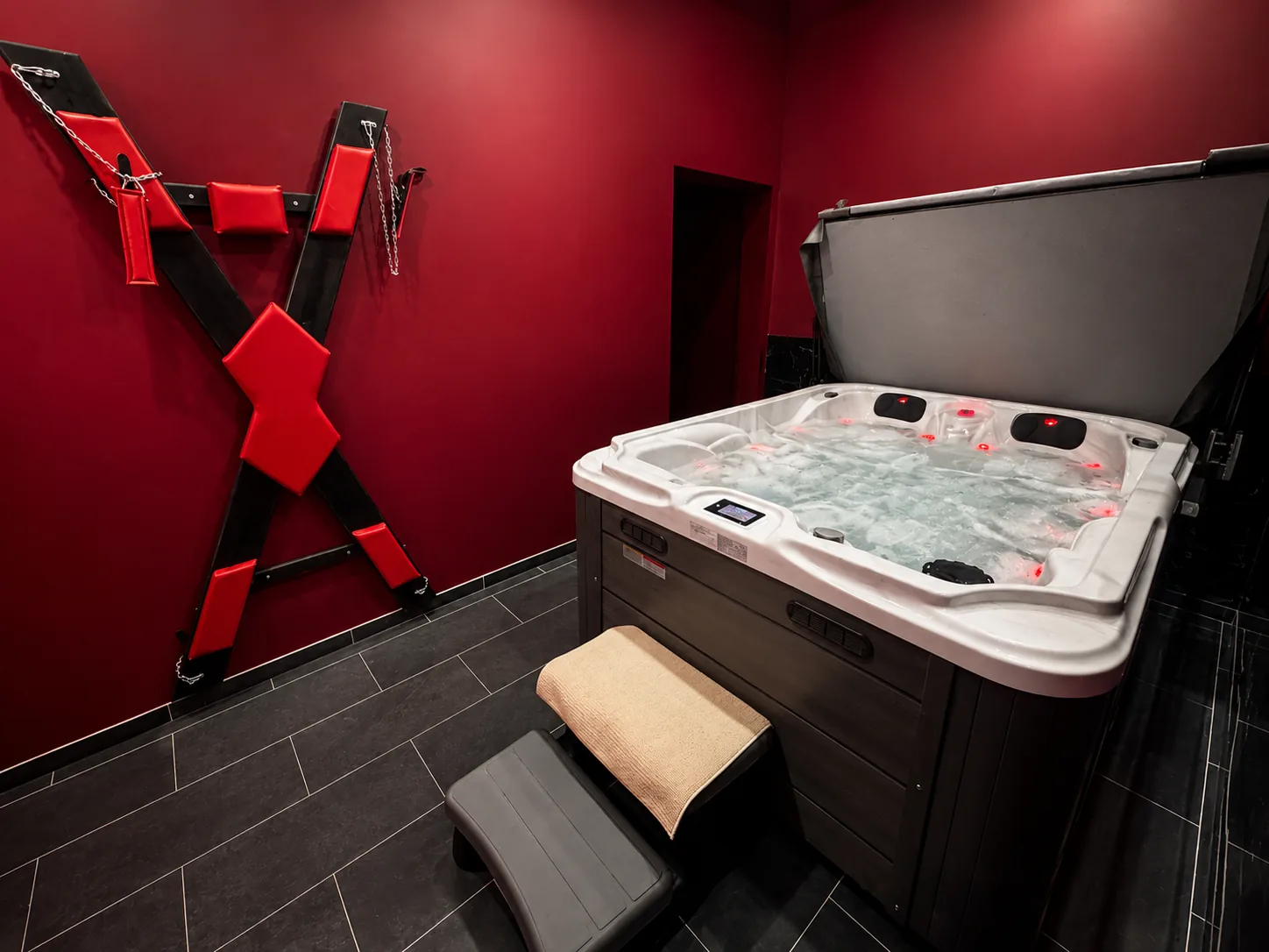 Suite 50 Nuances — Rive Droite, jacuzzi privatif et croix de Saint-André
